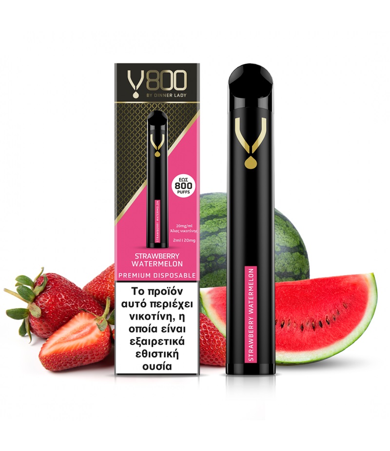 Dinner Lady V800 Disposable Strawberry Watermelon 20mg 2ml