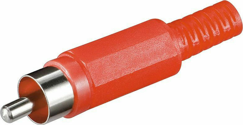 Rca Male Connector Av-Ra01r Red 15113