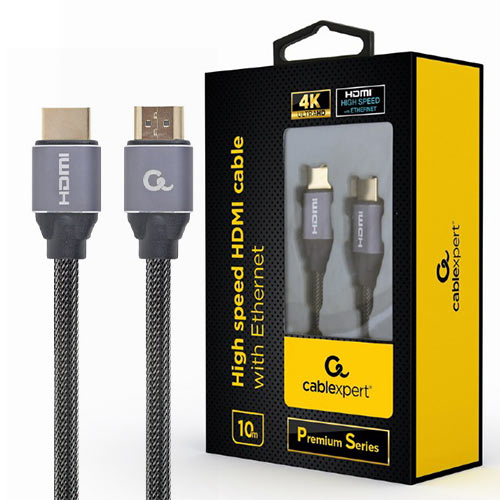 CABLEXPERT HIGH SPEED HDMI 4K CABLE WITH ETHERNET PREMIUM SERIES 10M