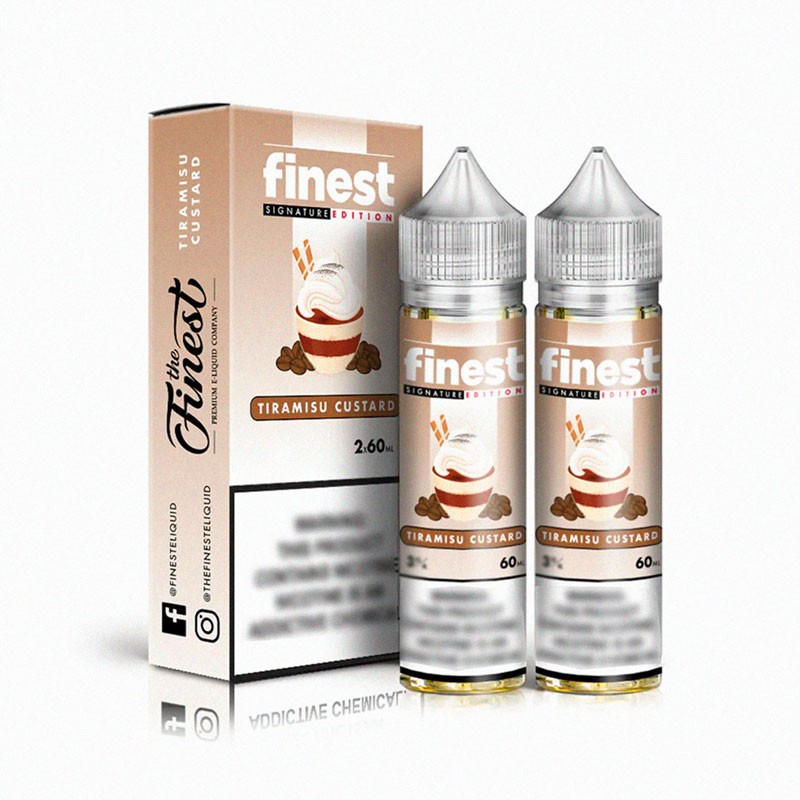 The Finest Tiramisu Custard Pack 2 x 60ml (Made in USA)