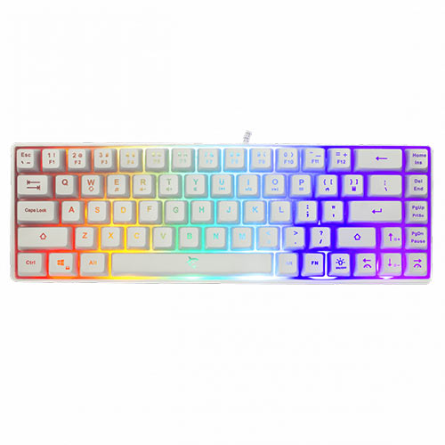 WHITE SHARK RGB GAMING MEMBRANE KEYBOARD RONIN WHITE