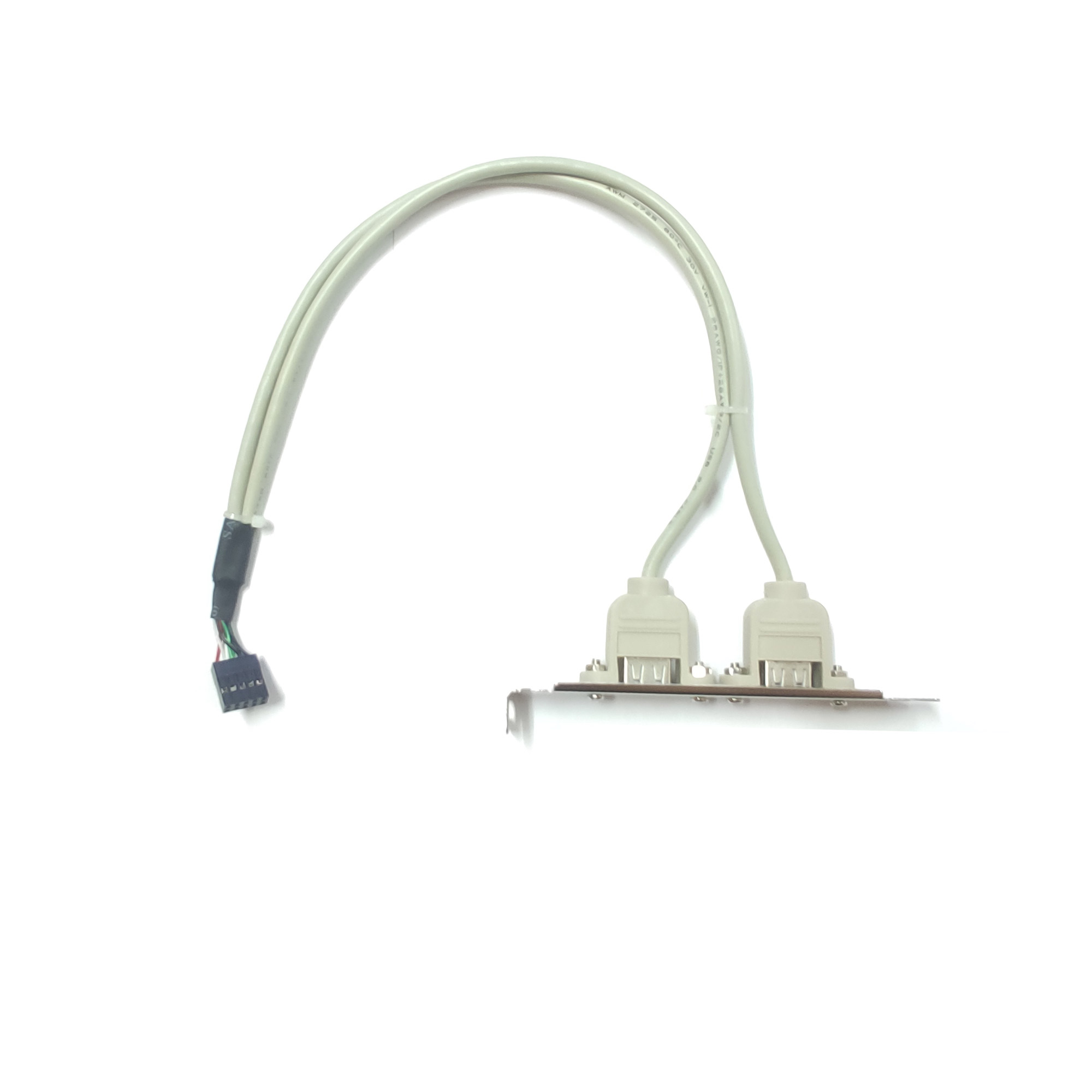 C167-SLOT2 . USB Port 2xAF to 2x5pin (5 pin+5 pin) 35cm