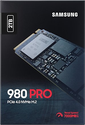 Samsung 980 Pro SSD 2TB M.2 NVMe PCI Express 4.0