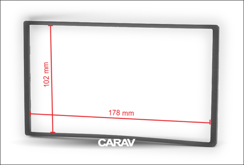 CARAV Industries Inc. Universal Φιλετάκι 2din 178x102mm 11.903