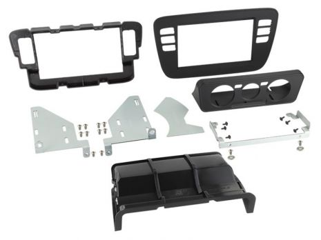 acv GmbH Πρόσοψη 2din Vw Up! / Seat Mii / Skoda CitiGo '11-'16 (Manual AirCondition and Glove box) (Black) 53.870/BL