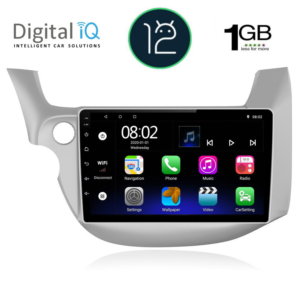 DIGITAL IQ RTB 1211_GPS (10inc) MULTIMEDIA TABLET OEM HONDA JAZZ mod. 2008-2012