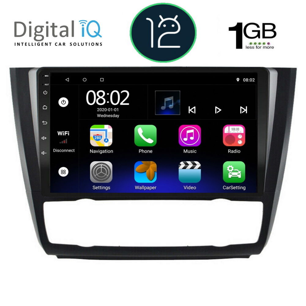 DIGITAL IQ RTB 1040_GPS CLIMA (9inc) MULTIMEDIA TABLET OEM BMW S.1 E81-82-87-88 mod. 2004-2013