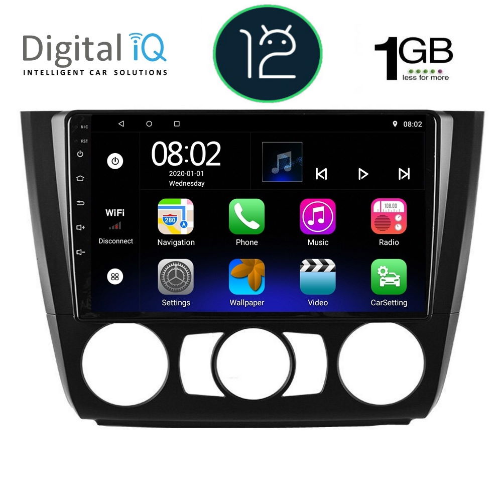 DIGITAL IQ RTB 1040_GPS A/C (9inc) MULTIMEDIA TABLET OEM BMW S.1 E81-82-87-88 mod. 2004-2013