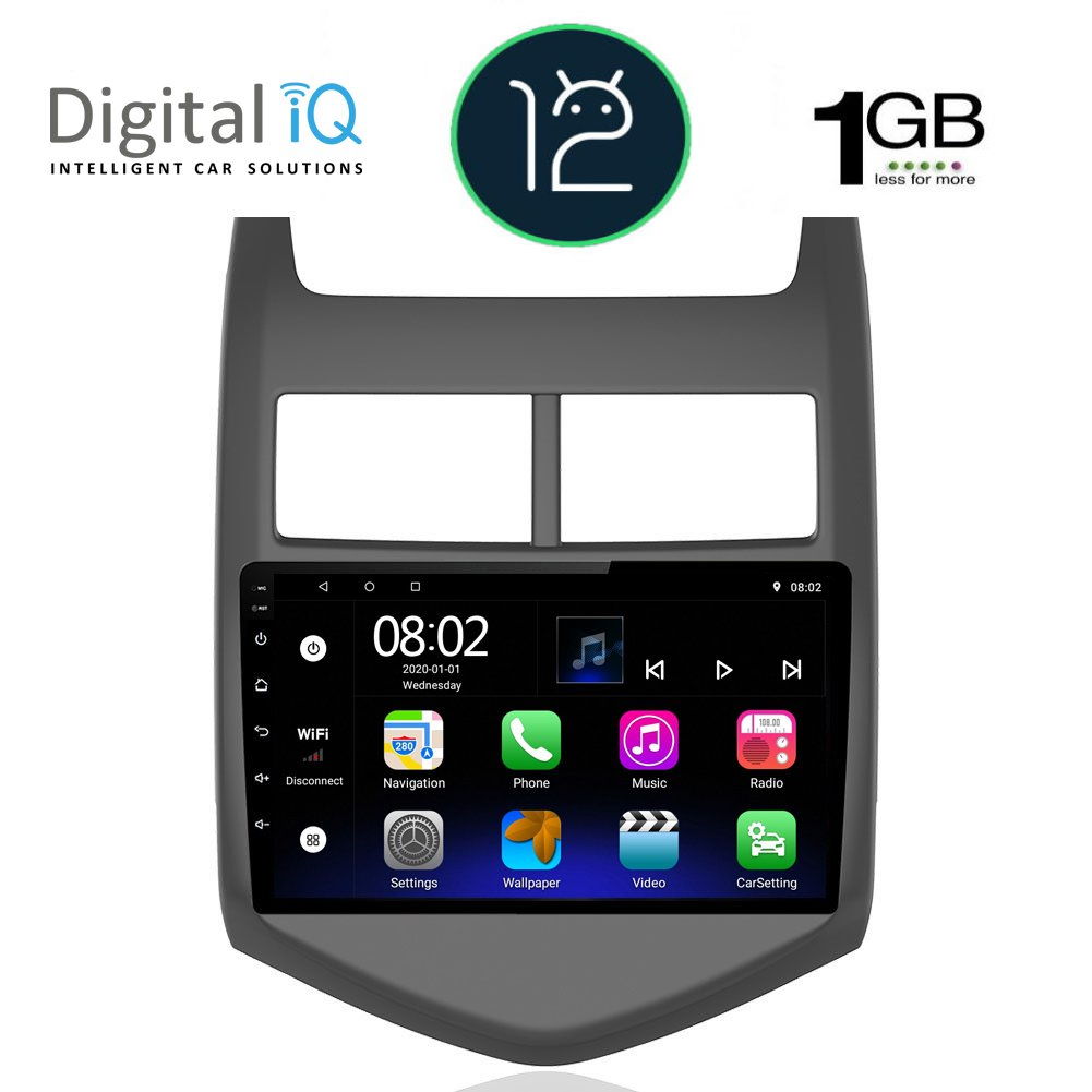 DIGITAL IQ RTB 1074_GPS (9inc) MULTIMEDIA TABLET OEM CHEVROLET AVEO mod. 2011-2014