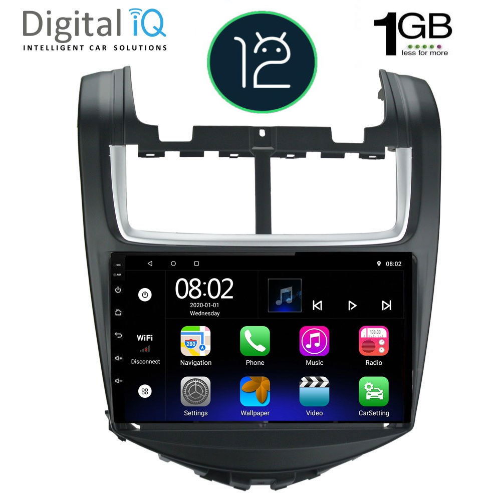 DIGITAL IQ RTB 1075_GPS (9inc) MULTIMEDIA TABLET OEM CHEVROLET AVEO mod. 2014-2017