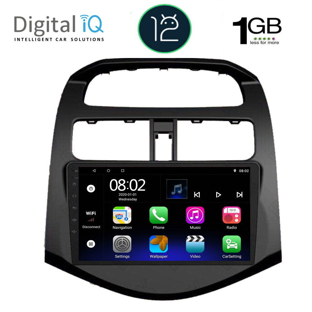 DIGITAL IQ RTB 1078_GPS (9inc) MULTIMEDIA TABLET OEM CHEVROLET SPARK mod. 2009-2015