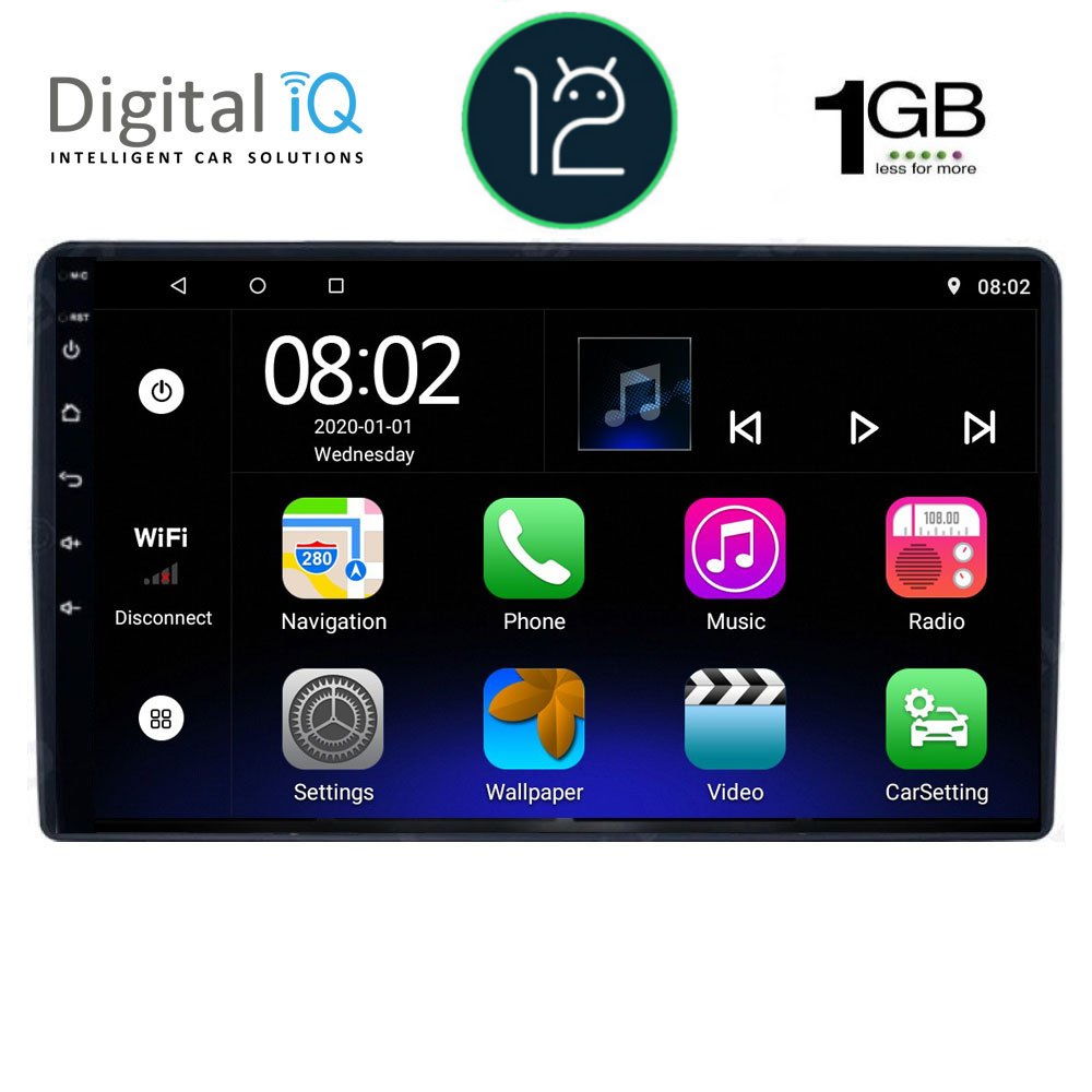 DIGITAL IQ RTB 1081_GPS (9inc) MULTIMEDIA TABLET OEM CITROEN – PEUGEOT mod. 2008-2018