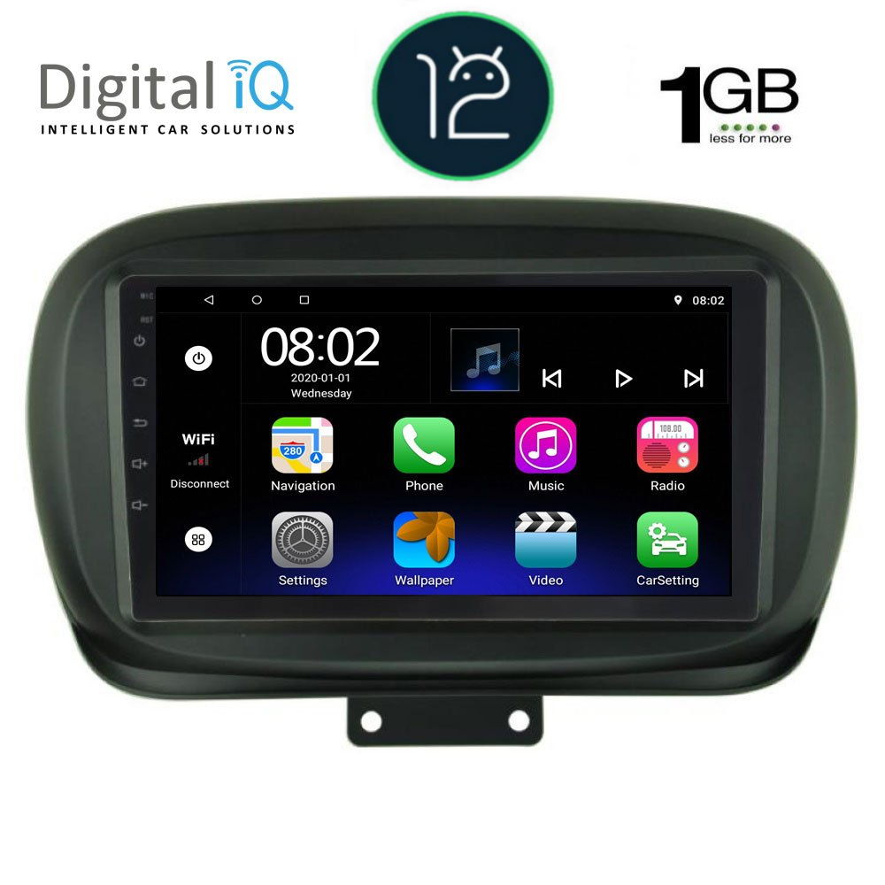 DIGITAL IQ RTA 1134_GPS (9inc) MULTIMEDIA TABLET OEM FIAT 500Χ mod. 2014&gt;