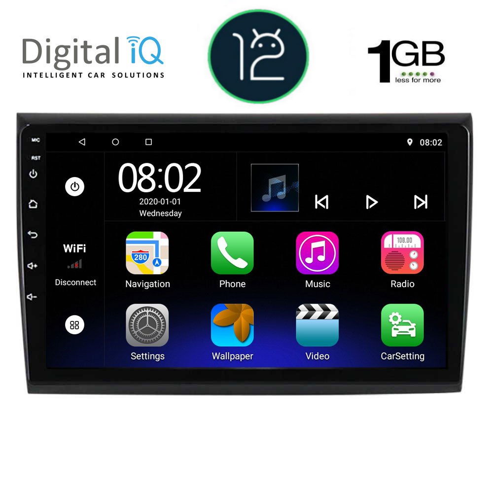 DIGITAL IQ RTA 1136_GPS (9inc) MULTIMEDIA TABLET OEM FIAT BRAVO mod. 2007&gt;