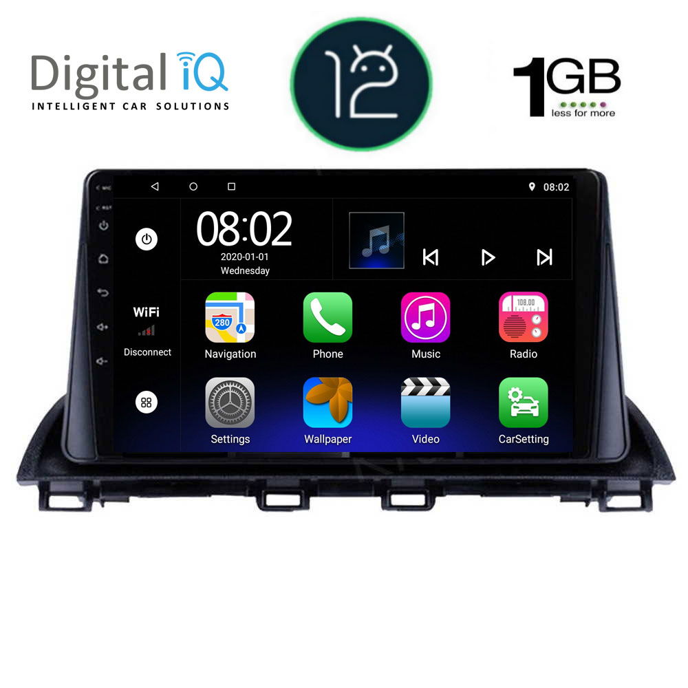 DIGITAL IQ RTB 1367_GPS (9inc) MULTIMEDIA TABLET OEM MAZDA 3 mod. 2014&gt;