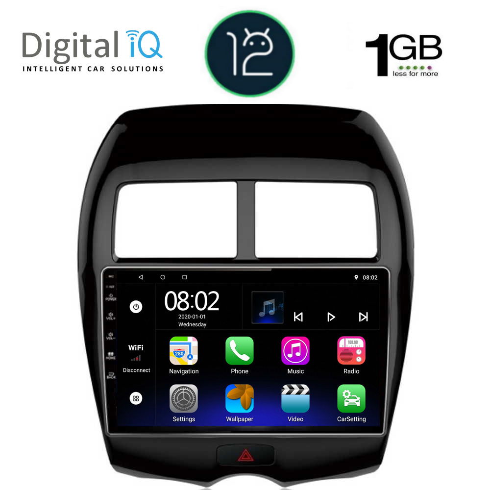 DIGITAL IQ RTB 1430_GPS (10inc) MULTIMEDIA TABLET OEM MITSUBISHI ASX mod. 2009&gt;