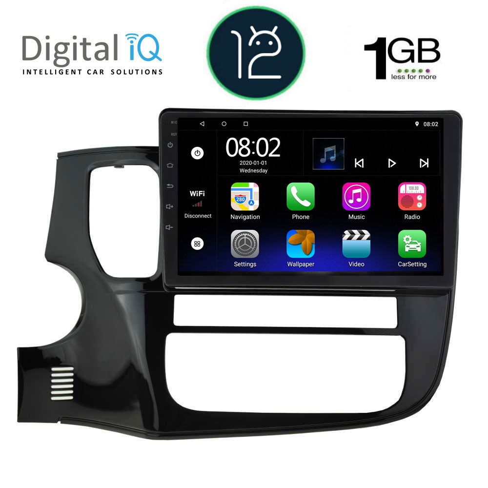 DIGITAL IQ RTB 1443_GPS (9inc) MULTIMEDIA TABLET OEM MITSUBISHI OUTLANDER  mod. 2013&gt;