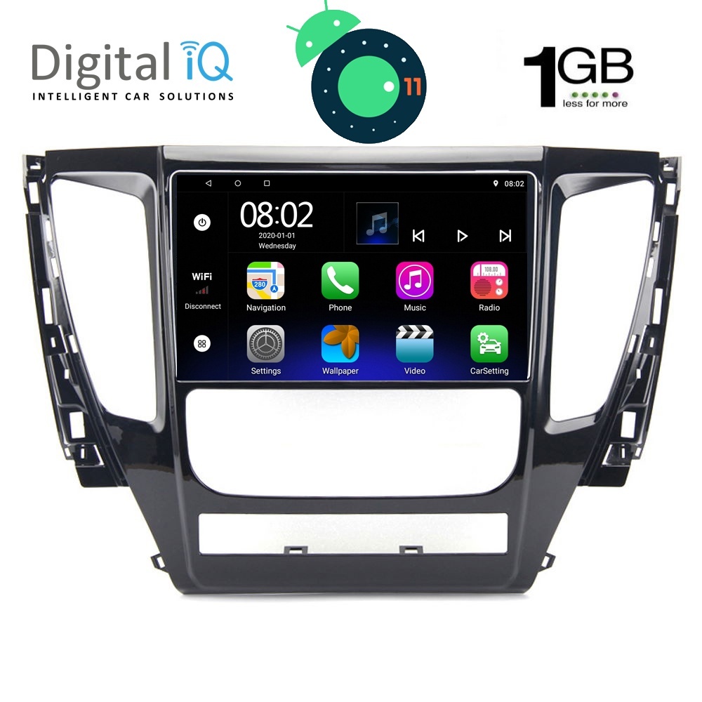 DIGITAL IQ RTB 1447_GPS (9inc) MULTIMEDIA TABLET OEM MITSUBISHI PAJERO mod. 2013&gt;