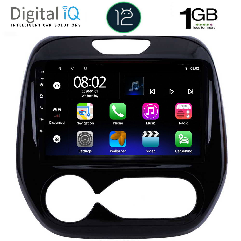 DIGITAL IQ RTB 1542_GPS (9inc) MULTIMEDIA TABLET OEM RENAULT CAPTUR mod. 2013-2019