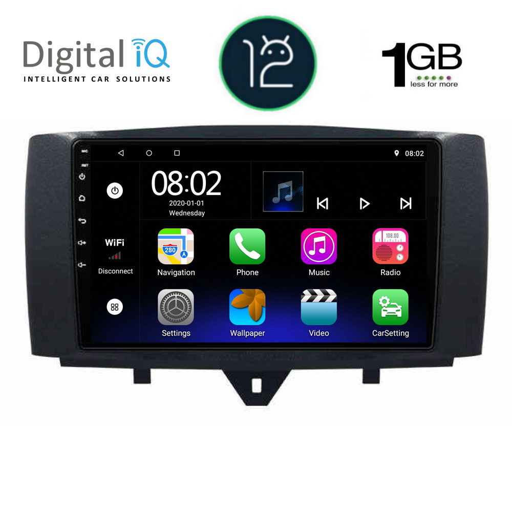 DIGITAL IQ RTB 1622_GPS (9inc) MULTIMEDIA TABLET OEM SMART (451) mod. 2010-2015