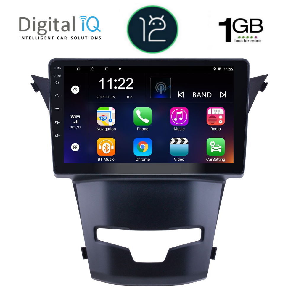 DIGITAL IQ RTB 1653_GPS (9inc) MULTIMEDIA TABLET OEM SSANGYANG KORANDO mod. 2014&gt;