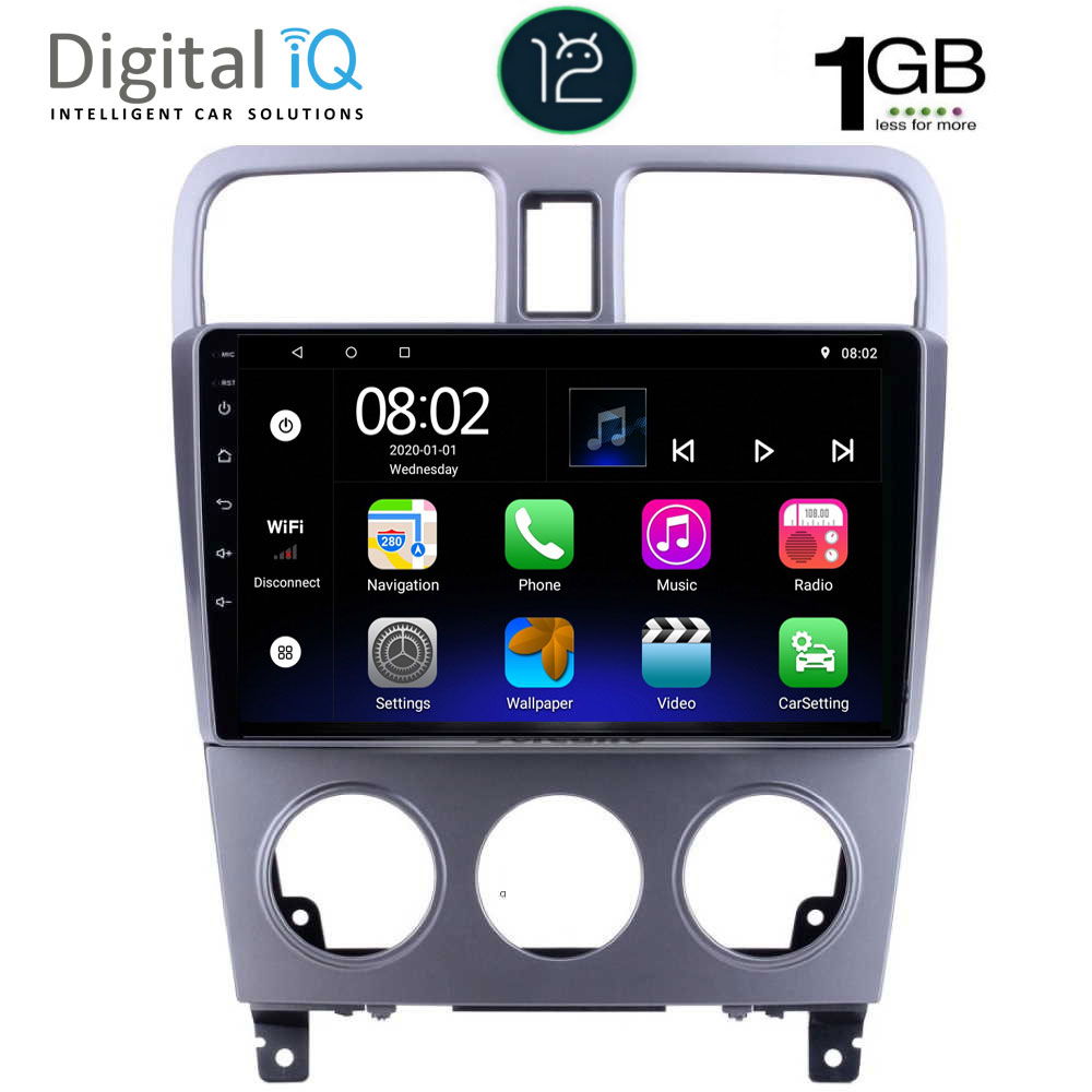 DIGITAL IQ RTB 1661_GPS (9inc) MULTIMEDIA TABLET OEM SUBARU FORESTER  mod. 2002-2008