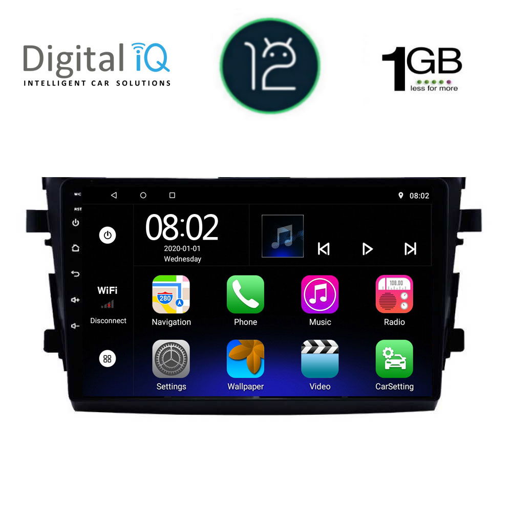 DIGITAL IQ RTB 1674_GPS (9inc) MULTIMEDIA TABLET OEM SUZUKI CELERIO mod. 2015&gt;