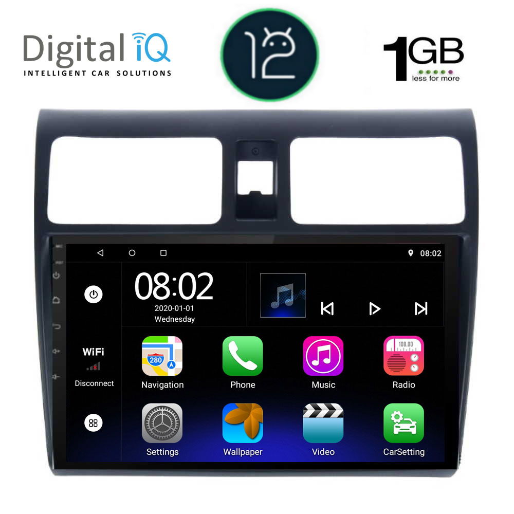 DIGITAL IQ RTB 1684_GPS (10inc) MULTIMEDIA TABLET OEM SUZUKI SWIFT mod. 2005-2011