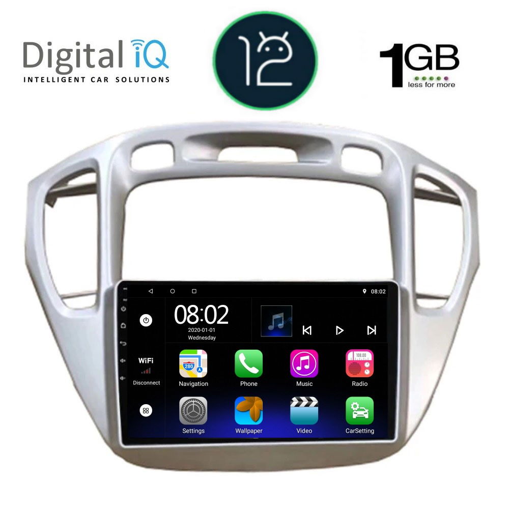 DIGITAL IQ RTB 1718_GPS (9inc) MULTIMEDIA TABLET OEM TOYOTA HIGHLANDER mod. 2002-2009