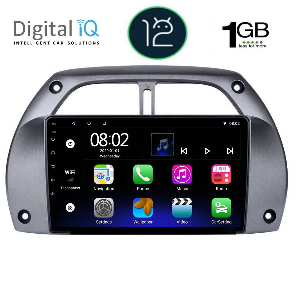 DIGITAL IQ RTB 1730_GPS (9inc) MULTIMEDIA TABLET OEM TOYOTA RAV 4 mod. 2000-2006