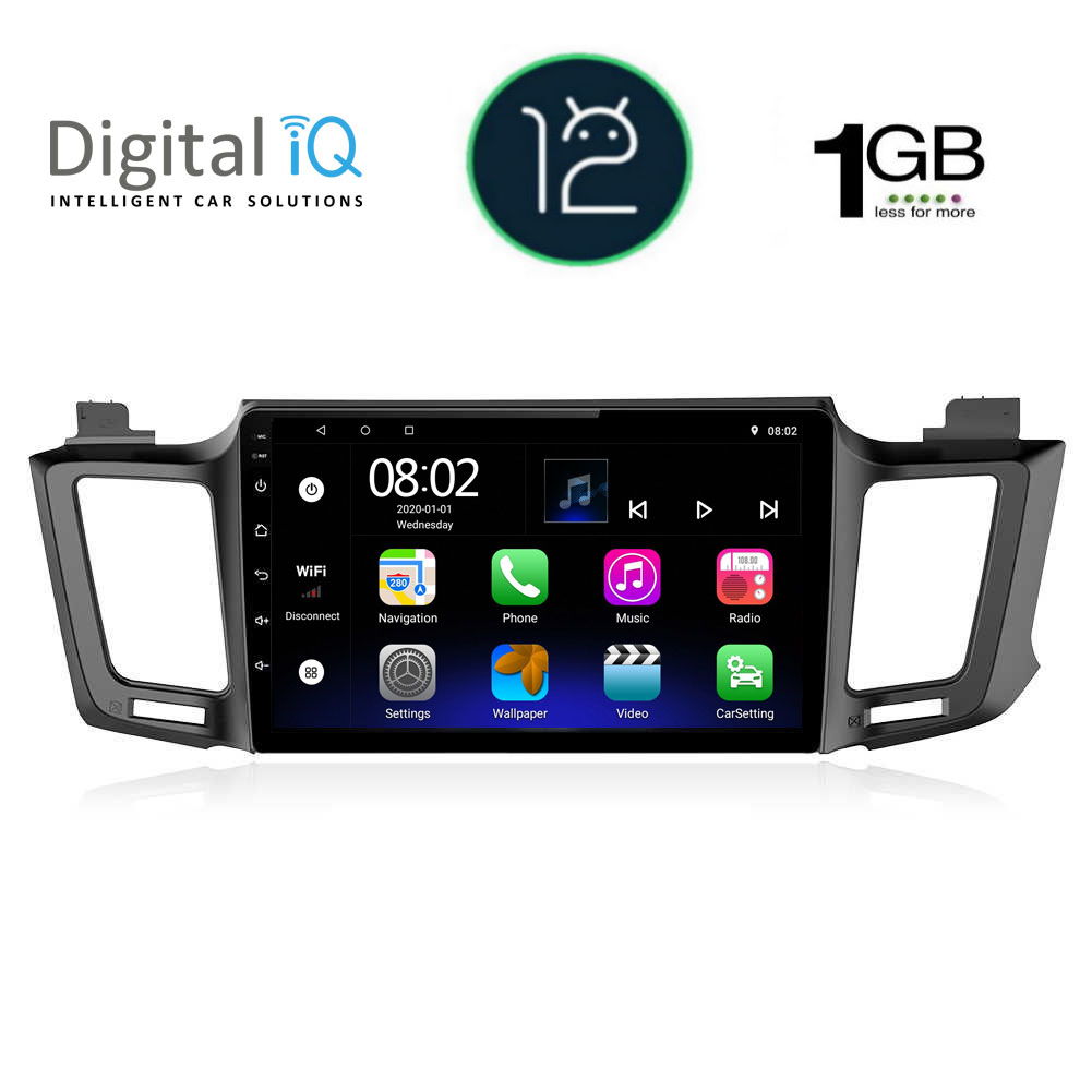 DIGITAL IQ RTB 1733_GPS (10inc) MULTIMEDIA TABLET OEM TOYOTA RAV 4 mod. 2013-2019