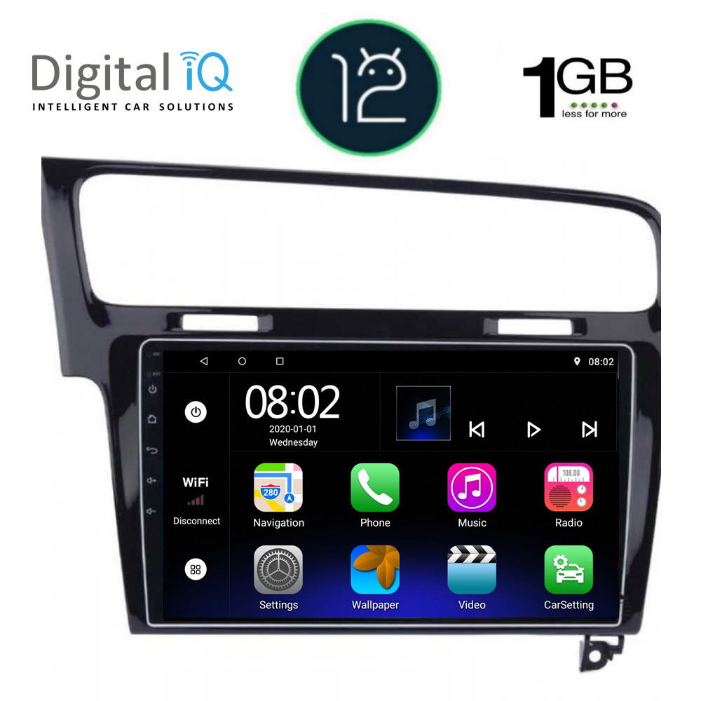 DIGITAL IQ RTB 1747_GPS (10inc) MULTIMEDIA TABLET OEM VW GOLF 7 mod. 2013-2020