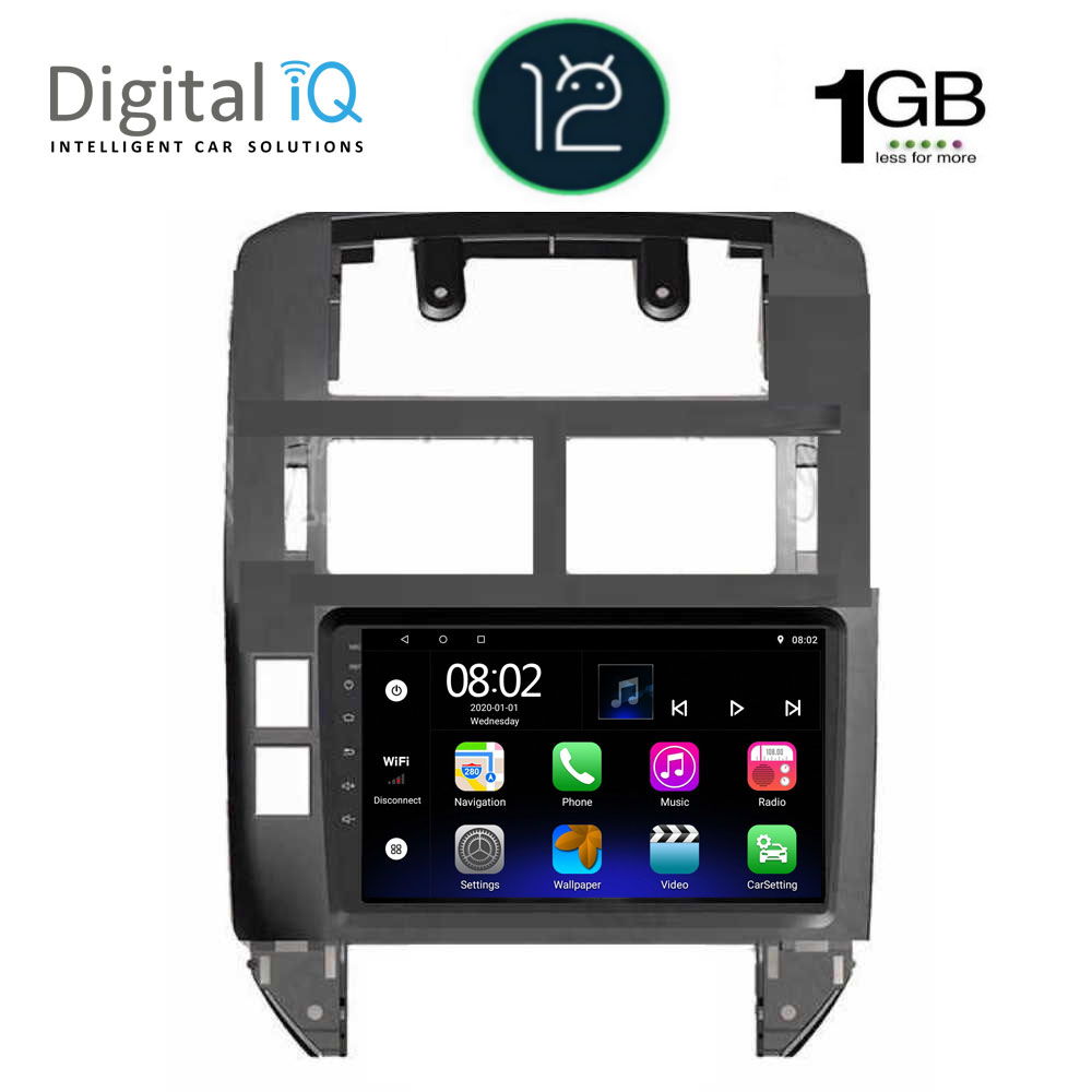 DIGITAL IQ RTB 1755_GPS (9inc) MULTIMEDIA TABLET OEM VW POLO mod. 2002-2009