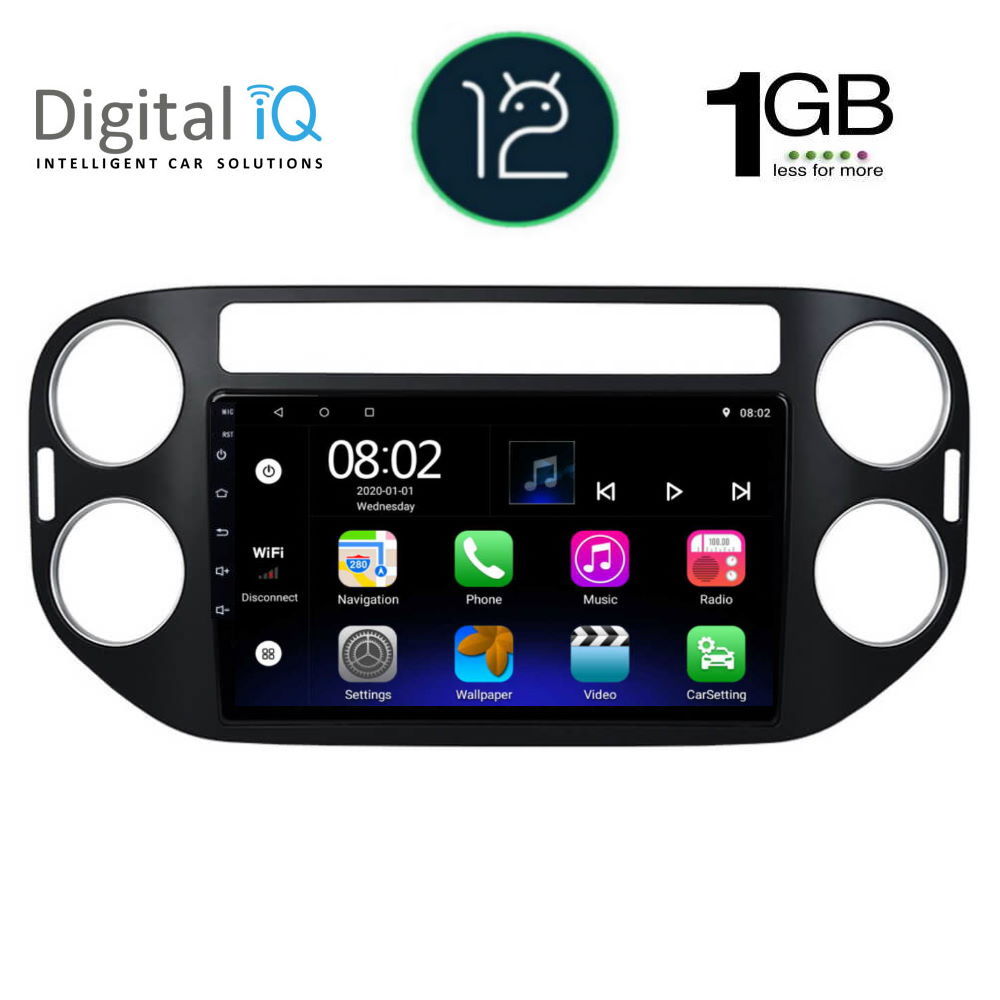 DIGITAL IQ RTB 1760_GPS (9inc) MULTIMEDIA TABLET OEM VW TIGUAN mod. 2004-2016