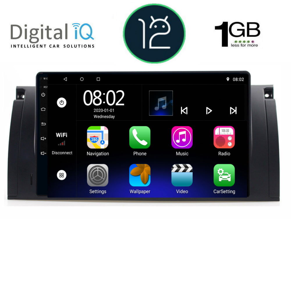 DIGITAL IQ RTB 1045_GPS (9inc) MULTIMEDIA TABLET OEM BMW Series 5 (E39) mod. 1997-2005 | X5 (E53) mod. 1999-2006