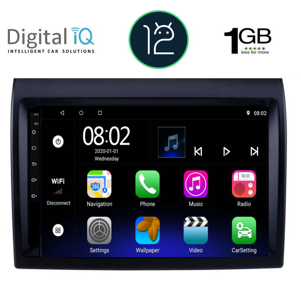 DIGITAL IQ RTA 1140_GPS (9inc) MULTIMEDIA TABLET OEM FIAT DUCATO mod. 2006-2011