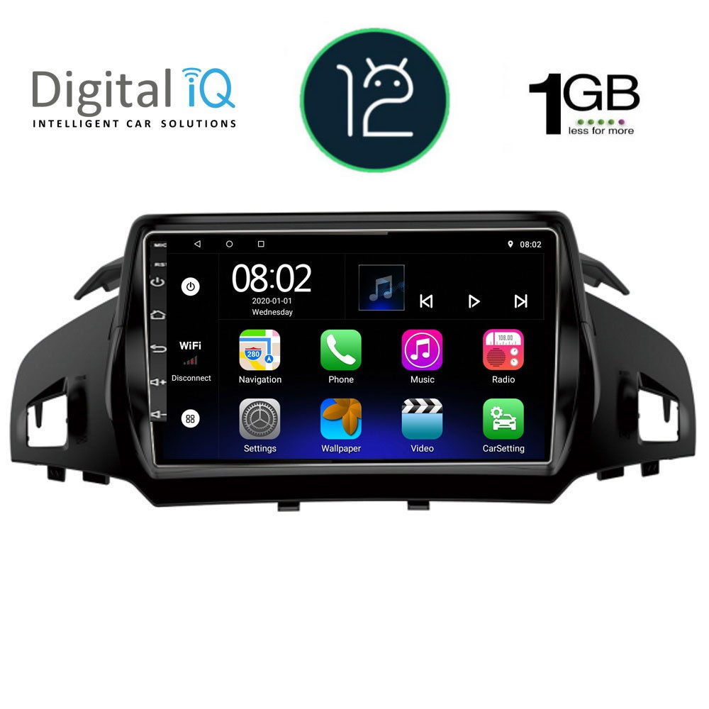 DIGITAL IQ RTB 1160_GPS (9inc) MULTIMEDIA TABLET OEM FORD KUGA mod. 2013&gt; – CMAX mod. 2011&gt;