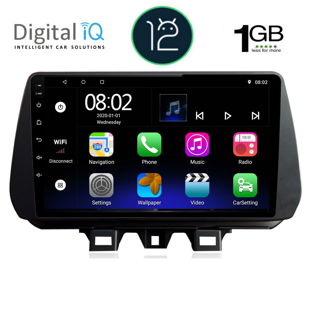 DIGITAL IQ RTB 1244_GPS (9inc) MULTIMEDIA TABLET OEM HYUNDAI TUSCON mod. 2019&gt;