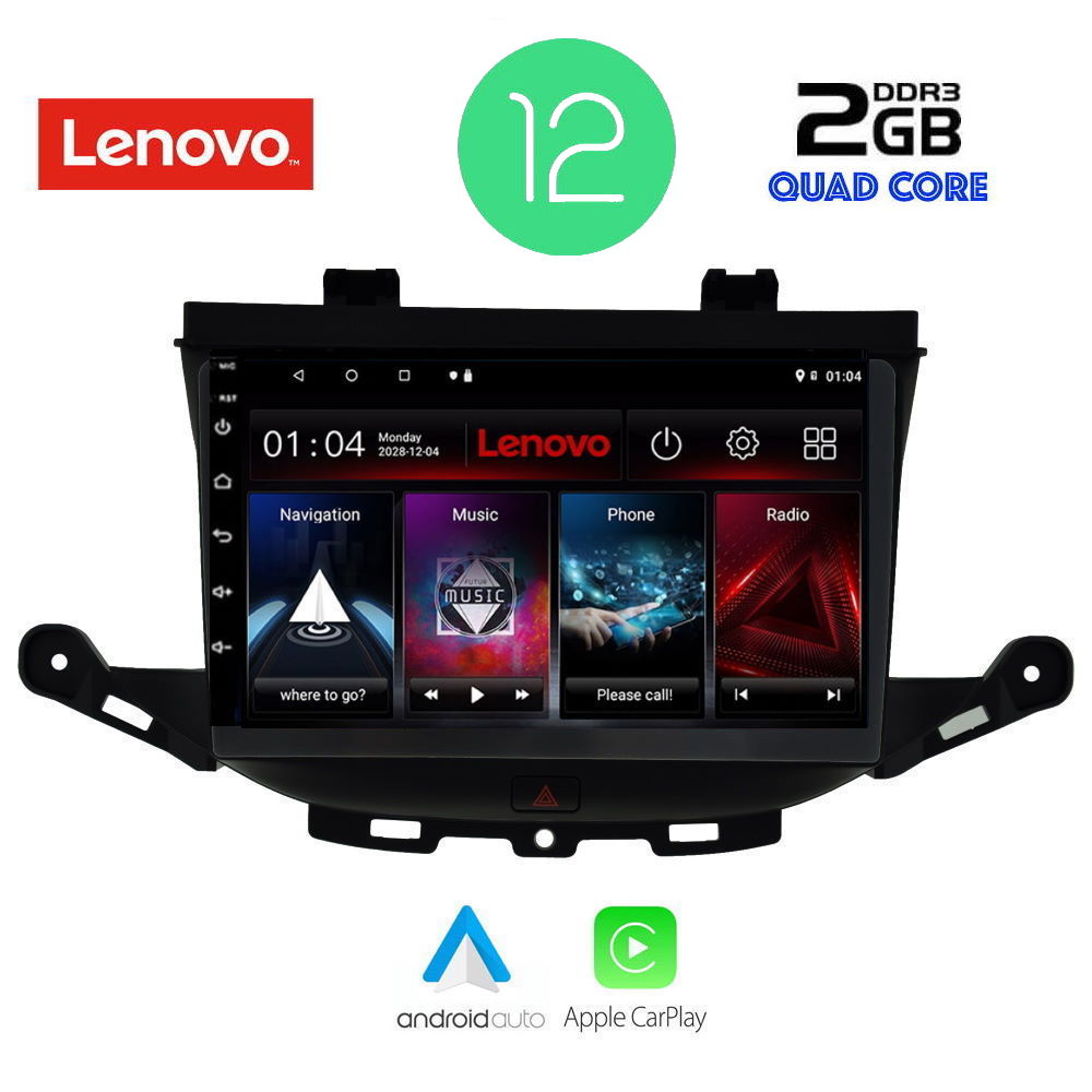 LENOVO LVB 4483_CPA (9inc) MULTIMEDIA TABLET OEM OPEL ASTRA K  mod.2015&gt;