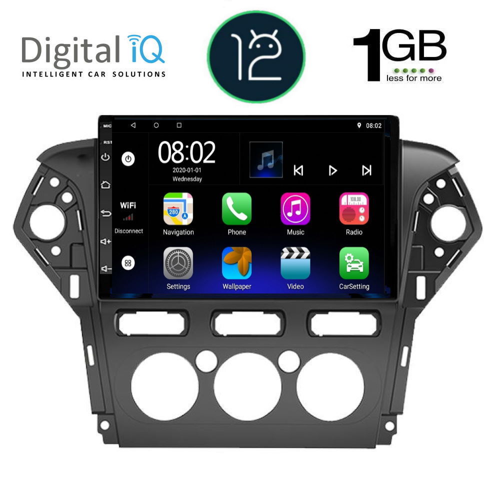 DIGITAL IQ RTB 1163_GPS A/C (10inc) MULTIMEDIA TABLET OEM FORD MONDEO mod. 2011-2013
