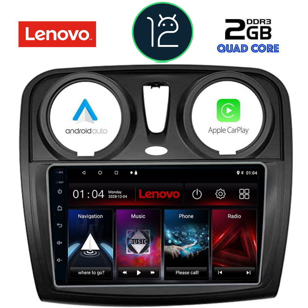 LENOVO LVB 4112_CPA (9inc) MULTIMEDIA TABLET OEM DACIA DOKKER 2012&gt;