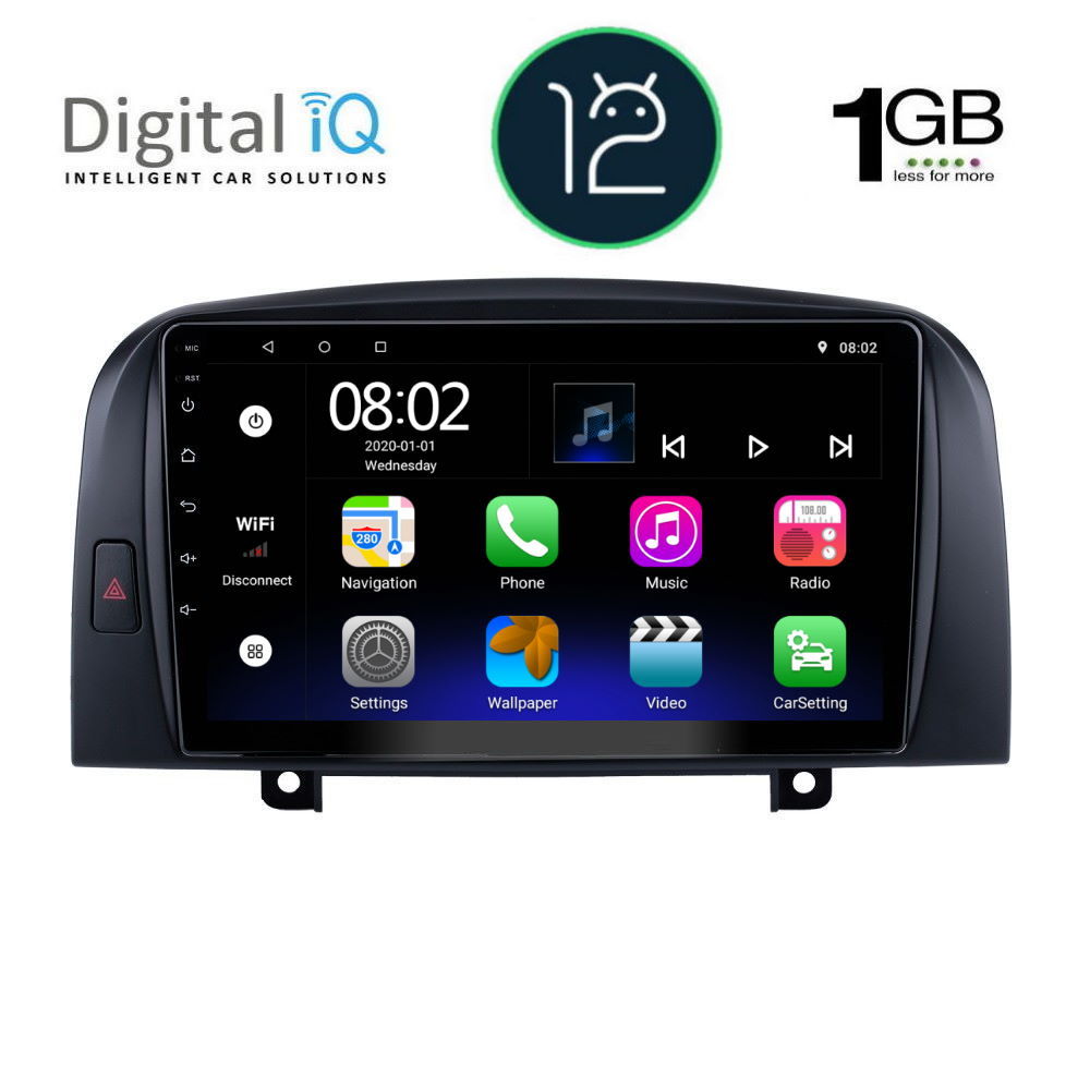 DIGITAL IQ RTB 1248_GPS (9inc) MULTIMEDIA TABLET OEM HYUNDAI SONATA mod. 2006-2009