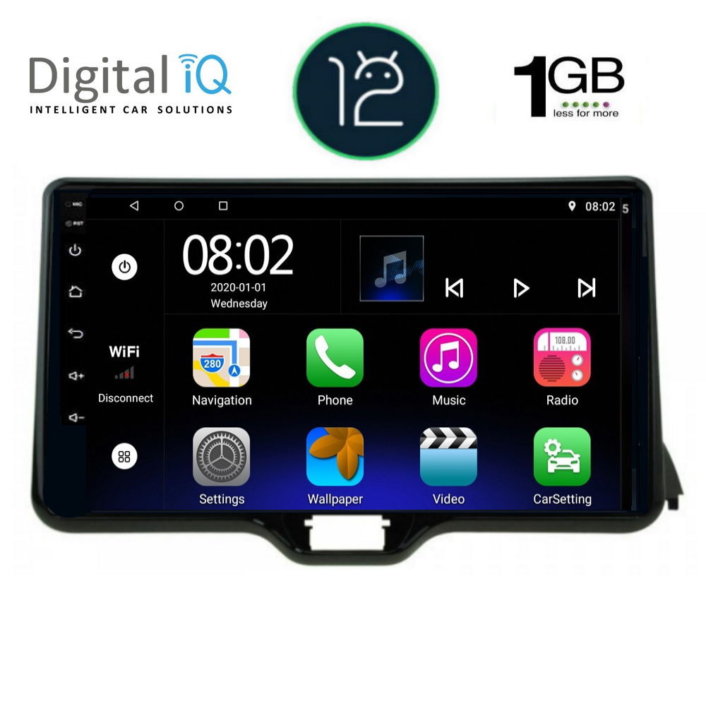 DIGITAL IQ RTB 1738_GPS (10inc) MULTIMEDIA TABLET OEM TOYOTA YARIS mod. 2020&gt;