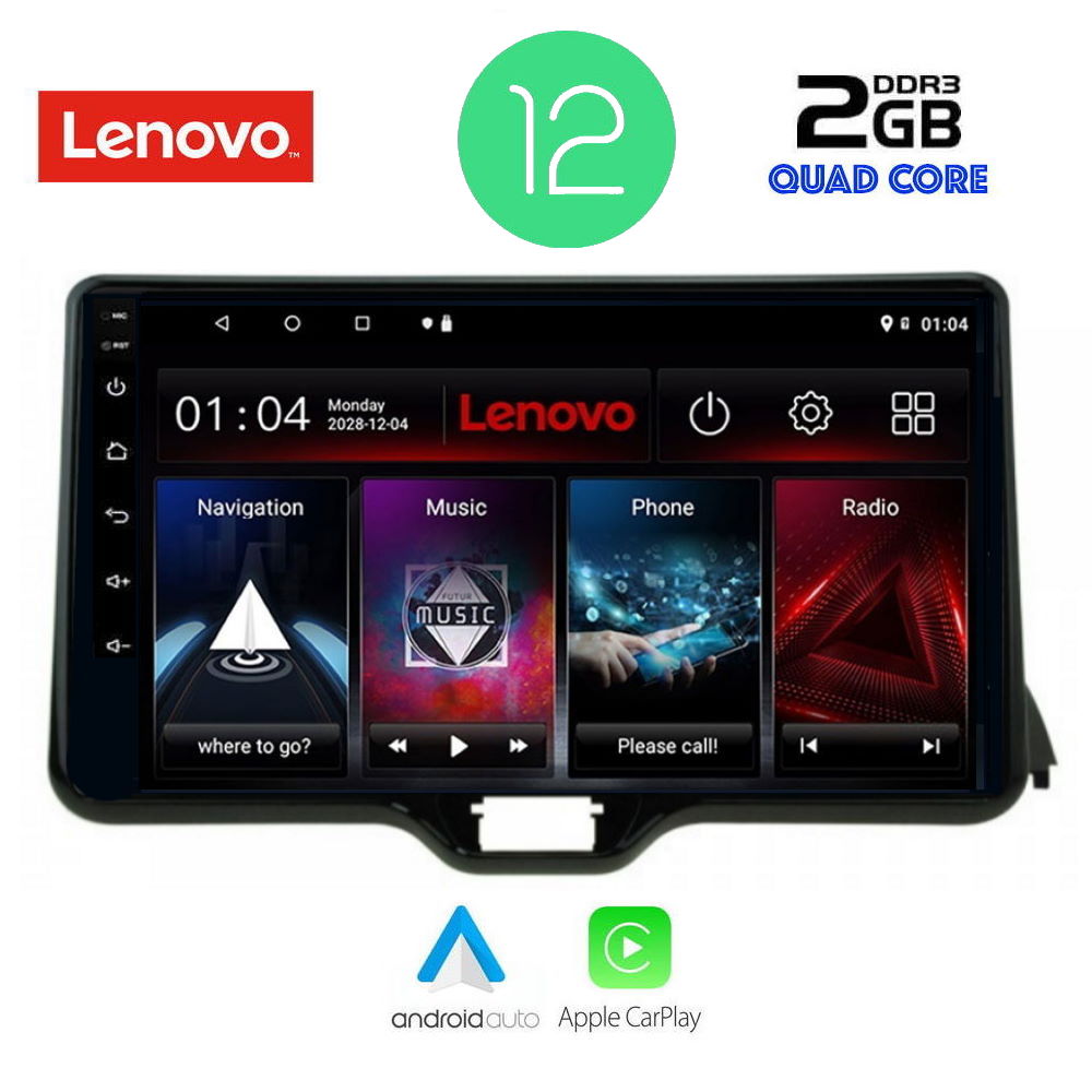 LENOVO LVB 4738_CPA (10inc) MULTIMEDIA TABLET OEM TOYOTA YARIS mod. 2020&gt;