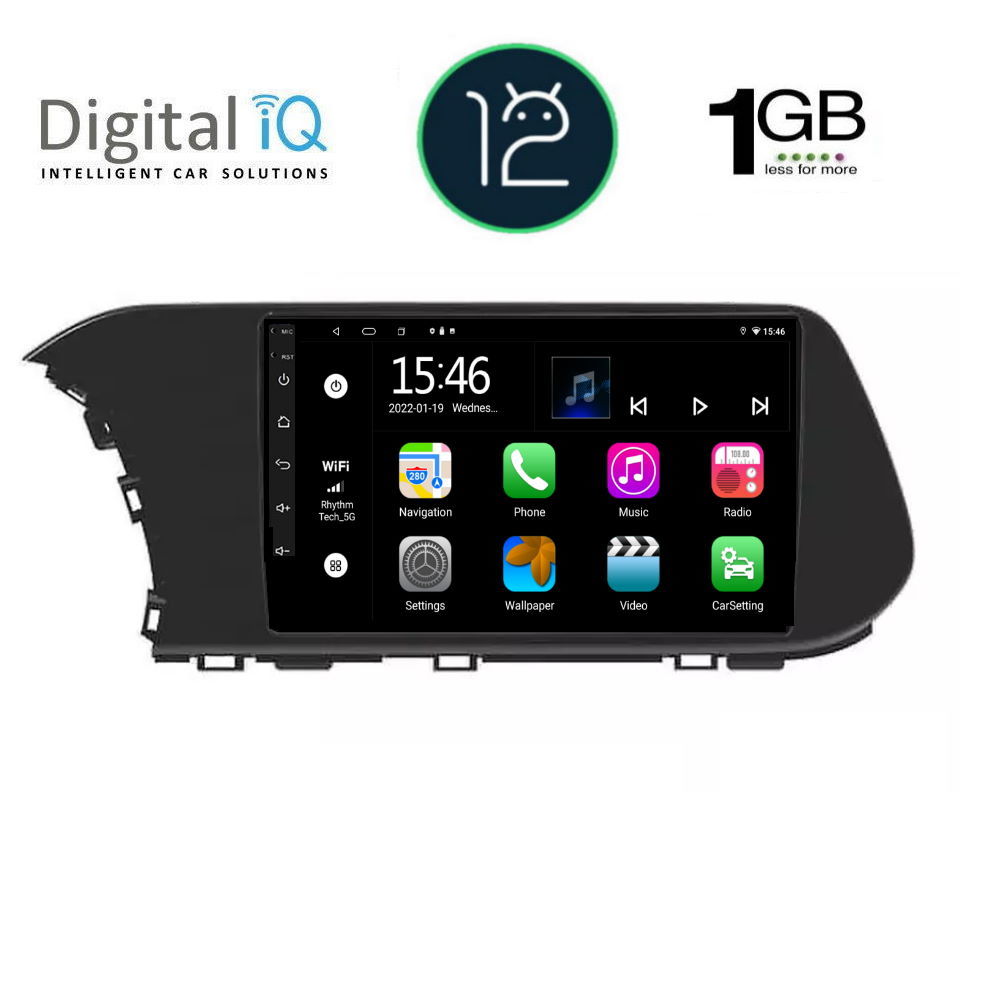 DIGITAL IQ RTB 1220_GPS (10inc) MULTIMEDIA TABLET OEM HYUNDAI i20 mod. 2020&gt;