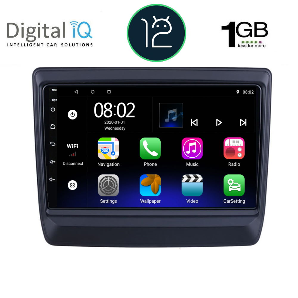 DIGITAL IQ RTB 1256_GPS (9inc) MULTIMEDIA TABLET OEM ISUZU DMAX mod. 2020&gt;