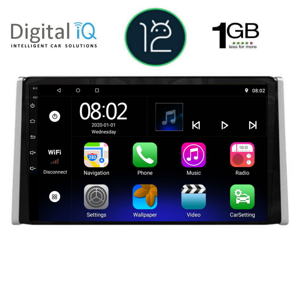 DIGITAL IQ RTB 1734_GPS (10inc) MULTIMEDIA TABLET OEM TOYOTA RAV 4 mod. 2019&gt;