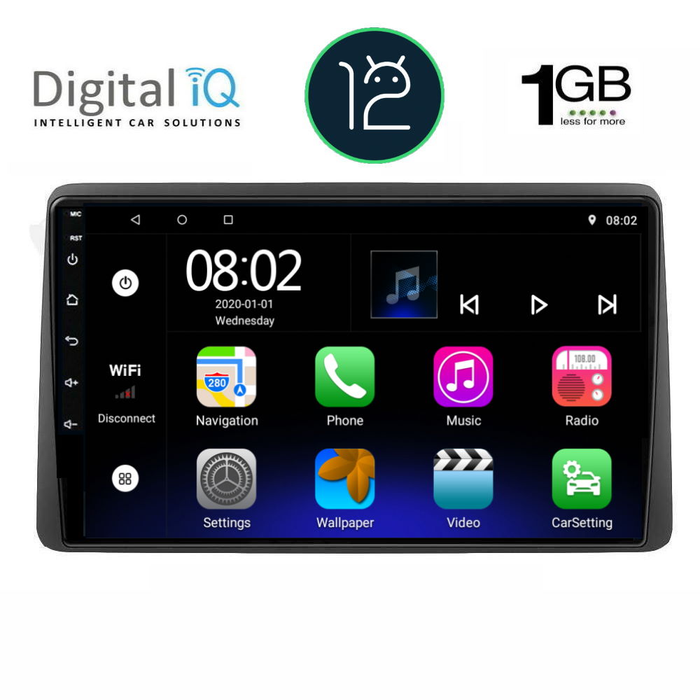 DIGITAL IQ RTA 1104_GPS (10inc) MULTIMEDIA TABLET OEM DACIA DUSTER mod. 2019&gt;