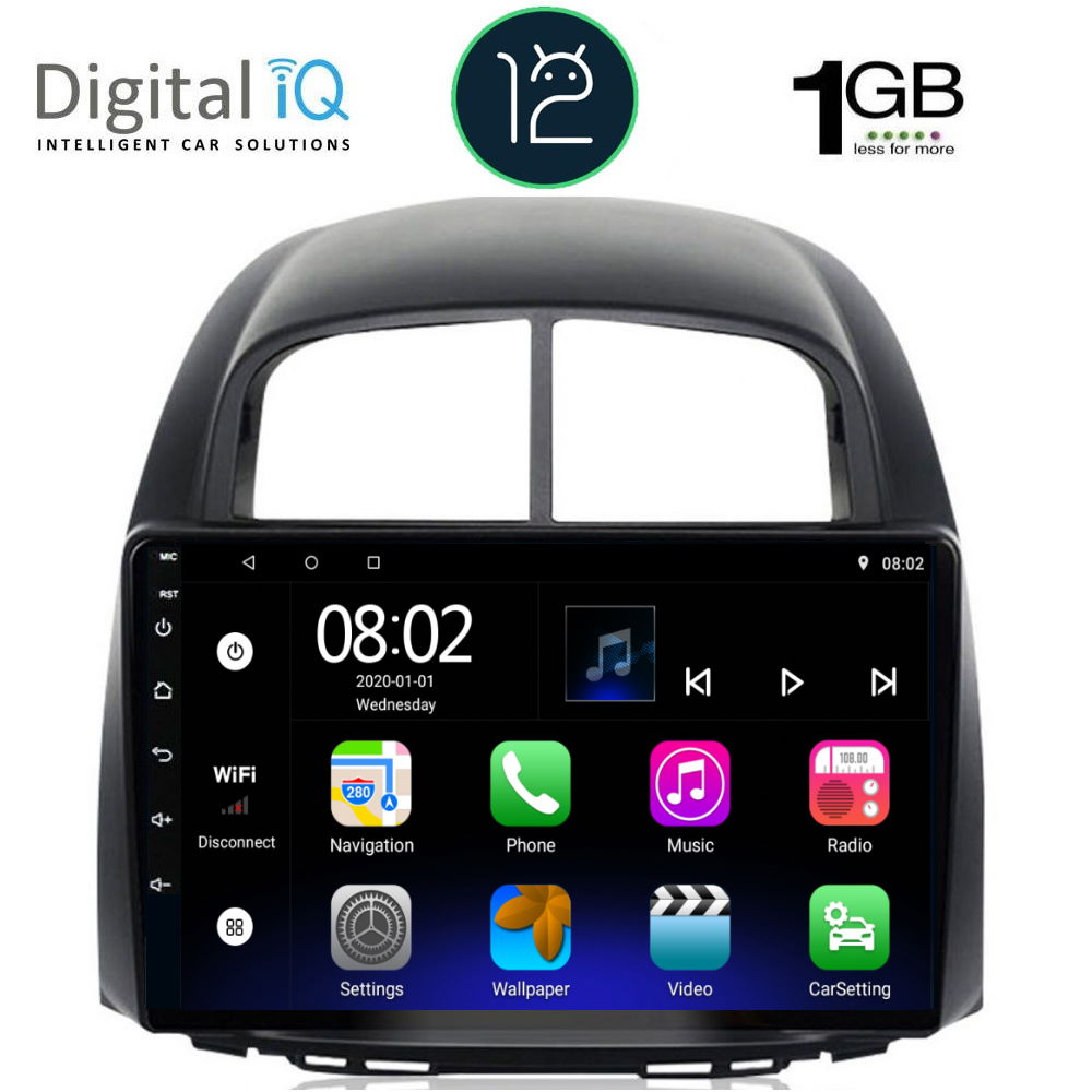 DIGITAL IQ RTB 1124_GPS (10inc) MULTIMEDIA TABLET OEM DAIHATSU SIRION mod. 2006-2012
