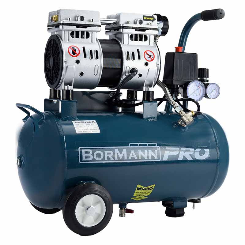 BORMANN Pro BAT5080 BORMANN Pro BAT5080 Αεροσυμπιεστής Oil-Less 0.75Hp/25L